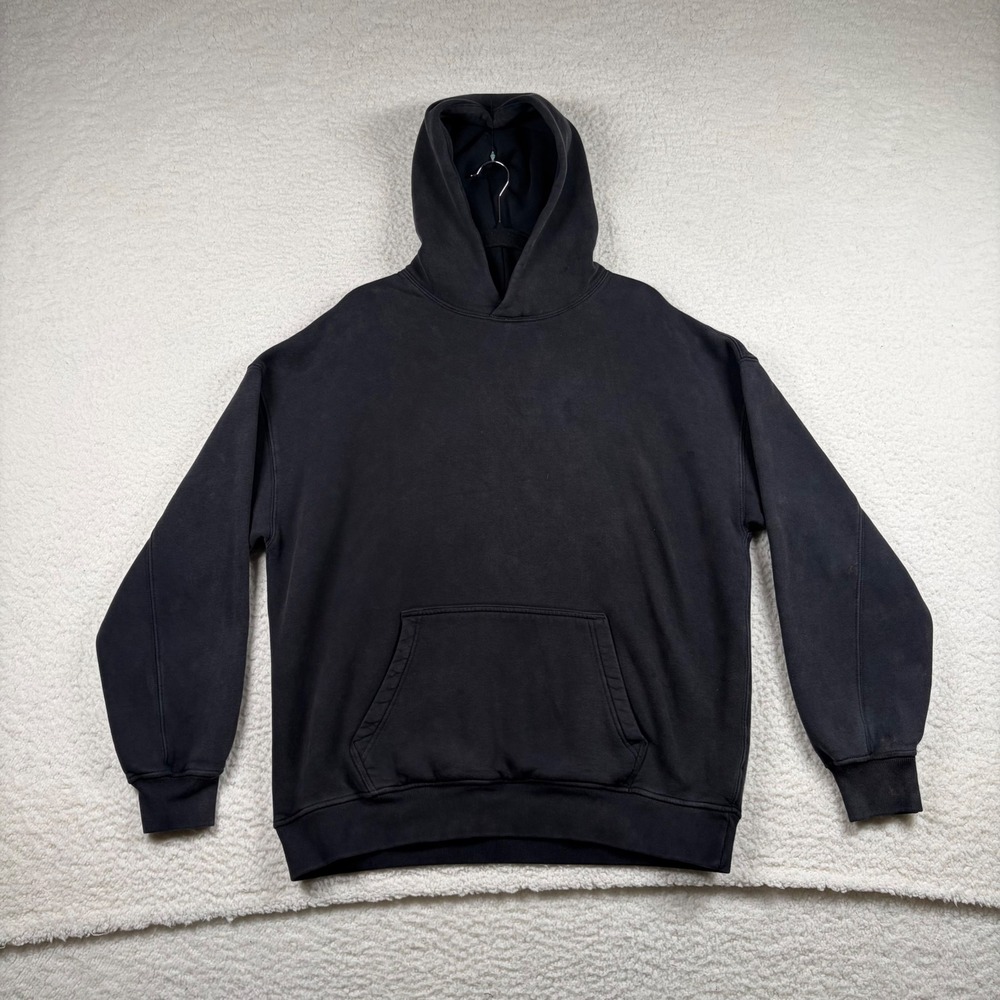 Abercrombie & Fitch Hoodie Mens Oversized Soft Essentials L Black